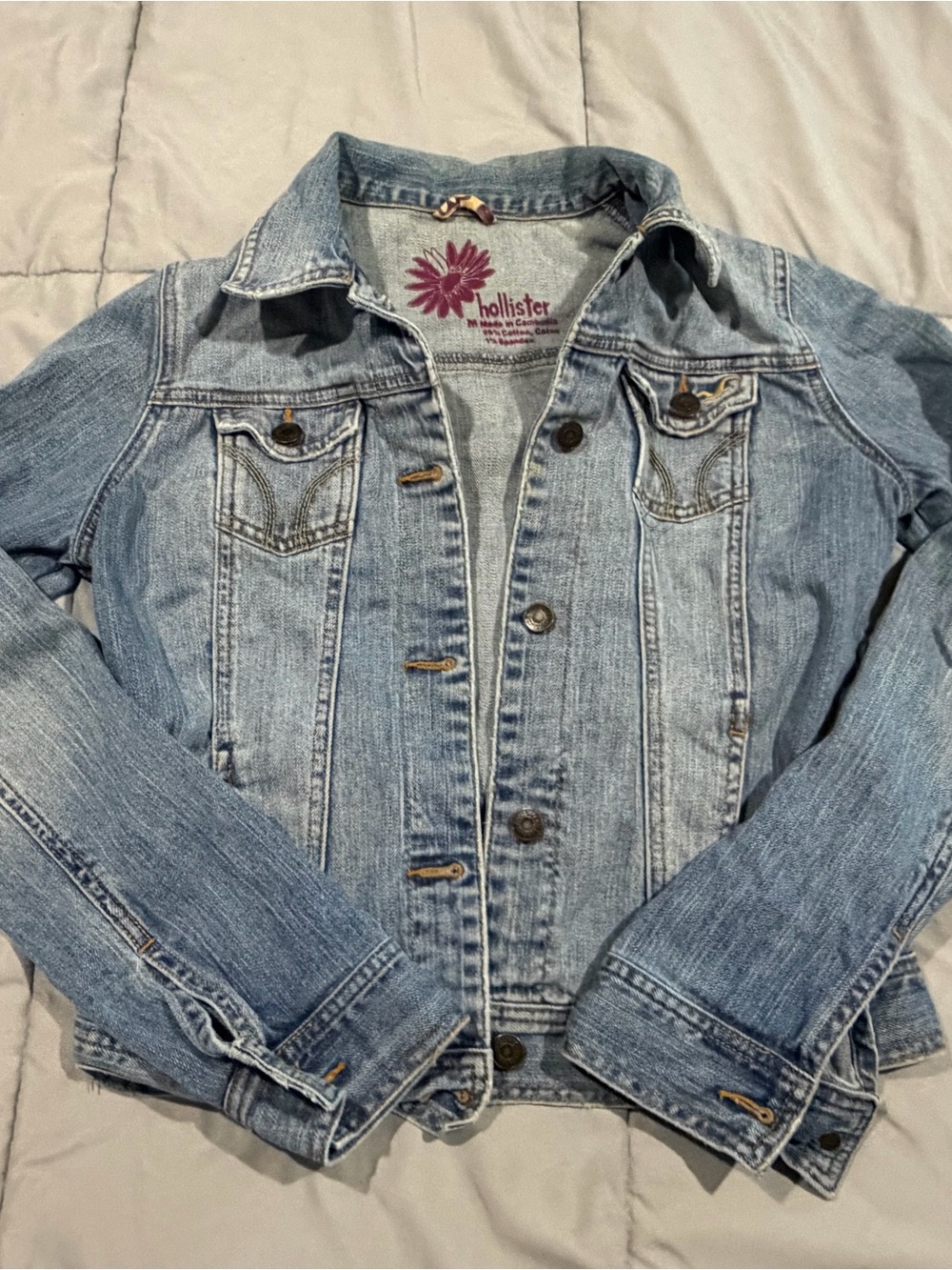 Hollister Y2K Jean Jacket
